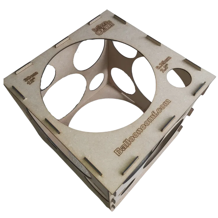 Balloon Sizer 3D Box, Sizes Your Balloons Perfectly Every Time