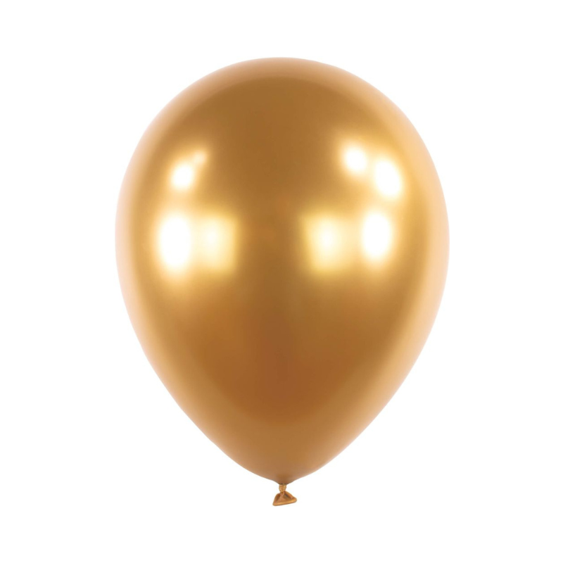 Everts Chrome Gold Latex Balloons