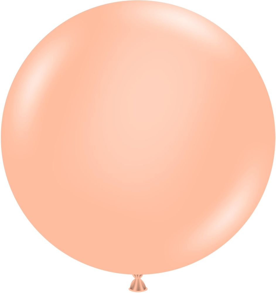 Everts Giant Macron Peach Latex Balloons