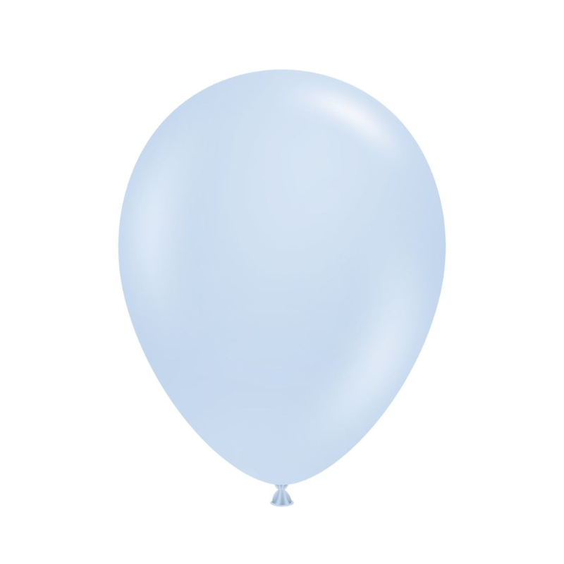 Everts Macron Sky Blue Latex Balloons