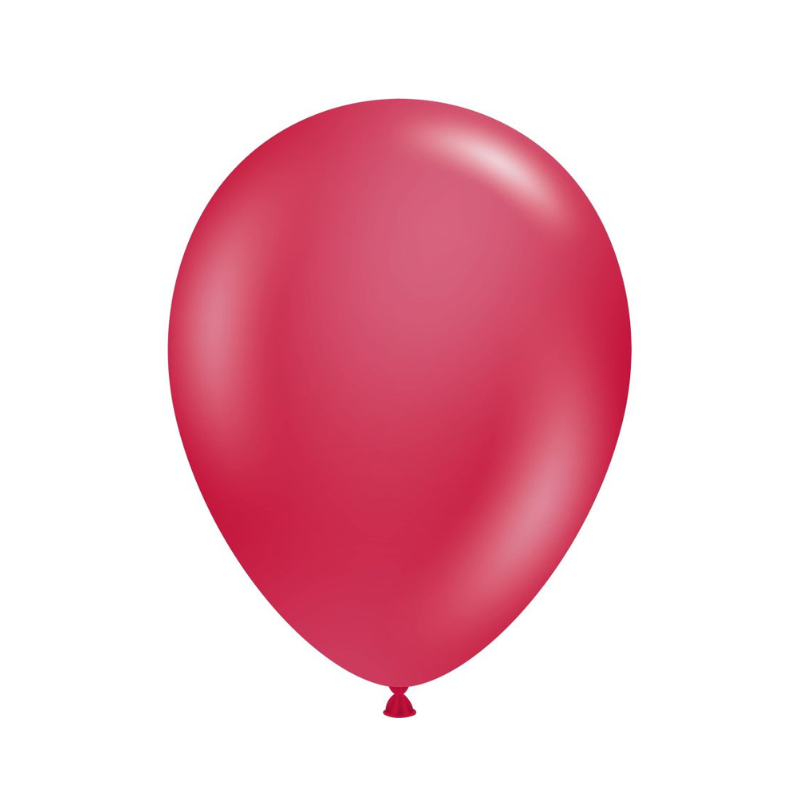 Everts Metallic Red Latex Balloons