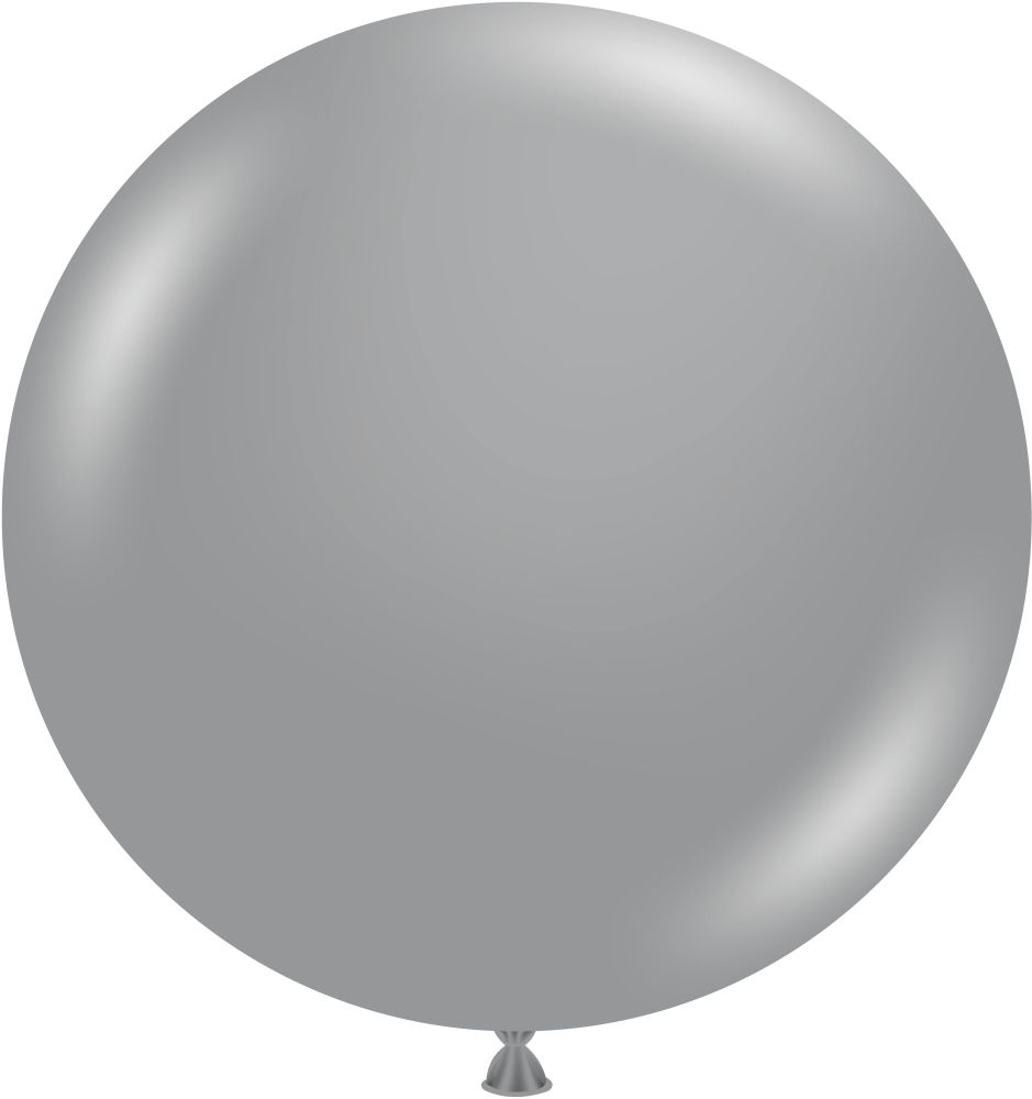 Everts Giant Metallic Silver Latex Balloons