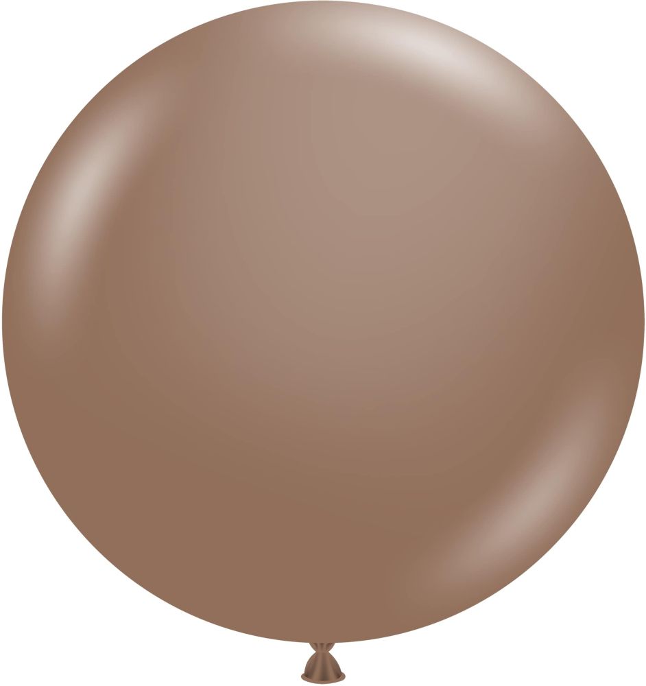 Everts Giant Standard Dark Brown Latex Balloons