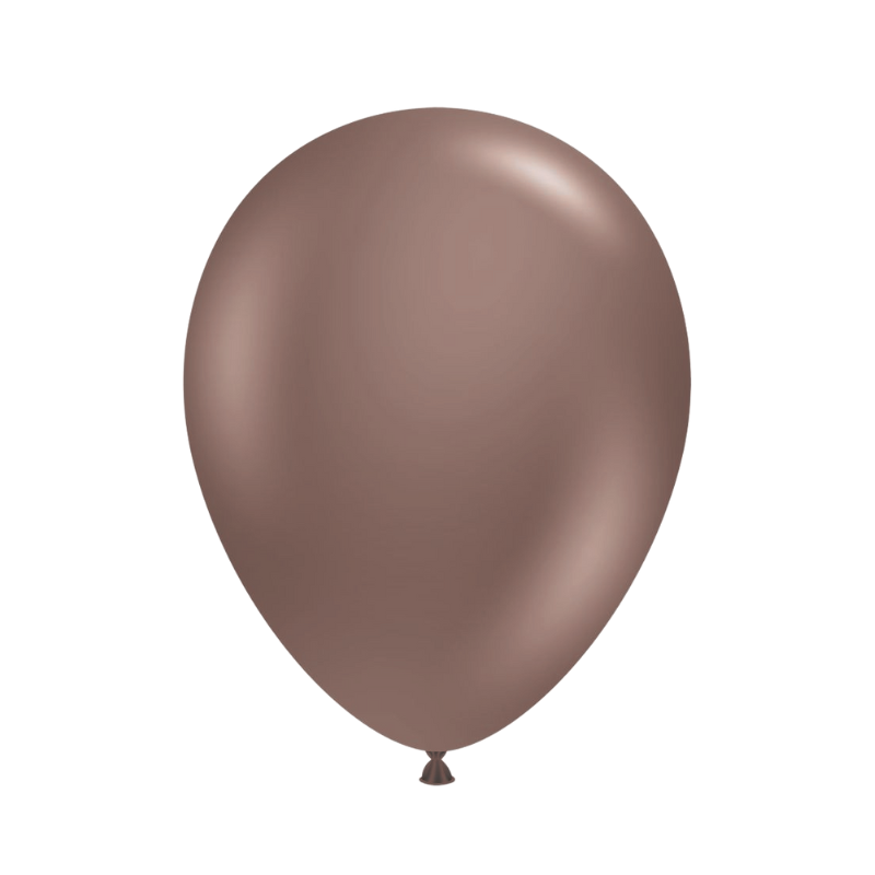 Everts Standard Dark Brown Latex Balloons