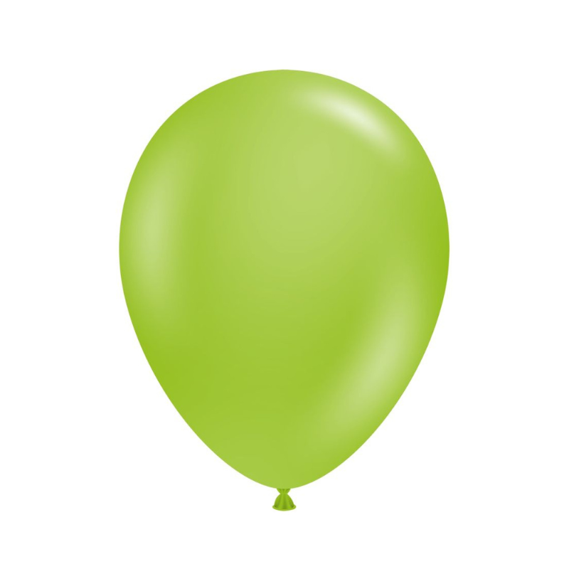 Everts Standard Lime Green Latex Balloons