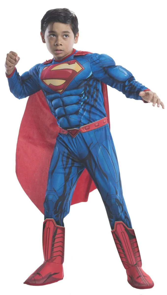 Superman Costume, Kids Jumpsuit Age 8 to 10 Years