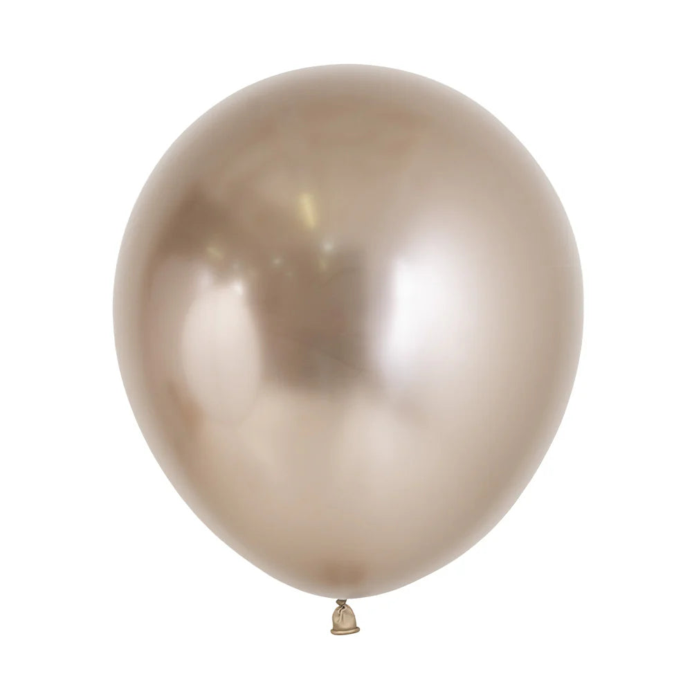 Sempertex Chrome Reflex Champagne Latex Balloons