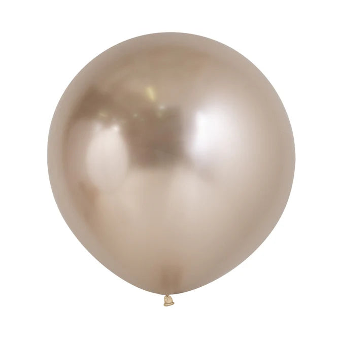 Sempertex Chrome Reflex Champagne Latex Balloons
