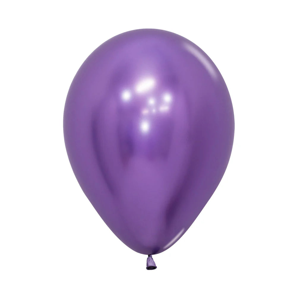 Sempertex Chrome Reflex Purple Violet Latex Balloons
