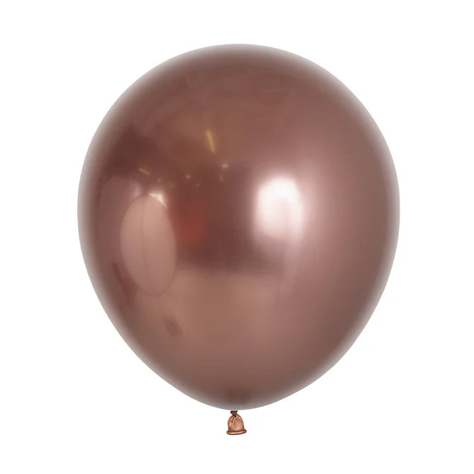 Sempertex Chrome Reflex Truffle Brown Latex Balloons