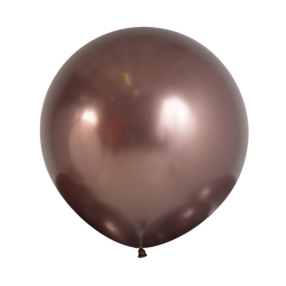 Sempertex Chrome Reflex Truffle Brown Latex Balloons