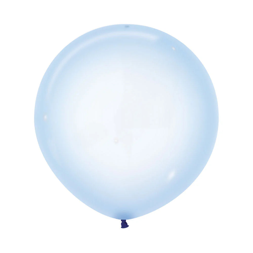 Sempertex Crystal Pastel Blue Latex Balloons