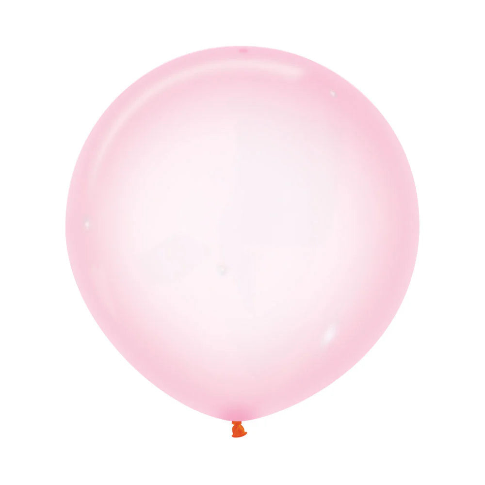 Sempertex Crystal Pastel Pink Latex Balloons