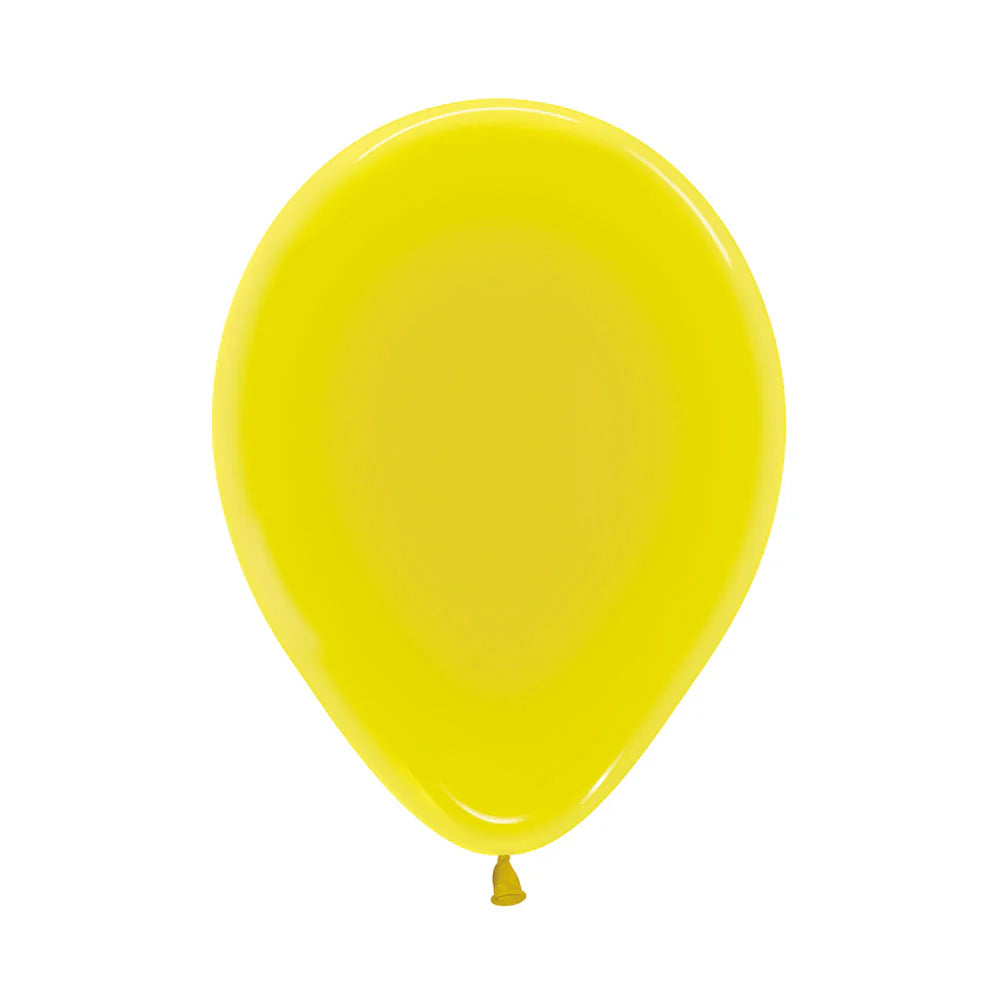 Sempertex Crystal Yellow Latex Balloons