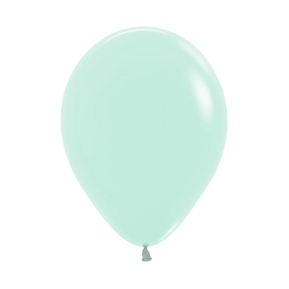 Sempertex Pastel Matte Green Latex Balloons