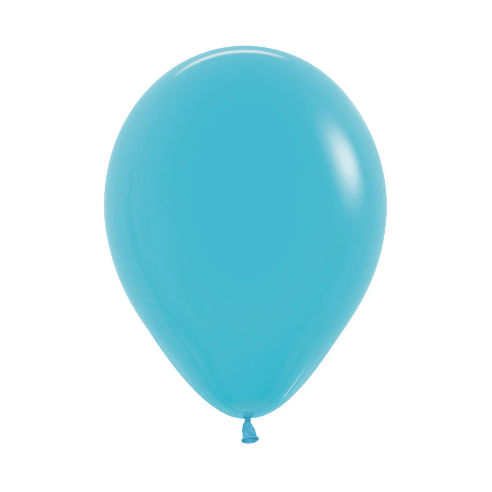Sempertex Fashion Solid Caribbean Blue Latex Balloons