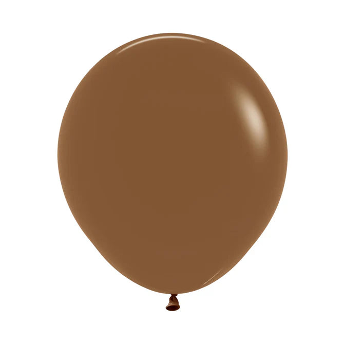 Sempertex Fashion Solid Coffee Brown Latex Balloons