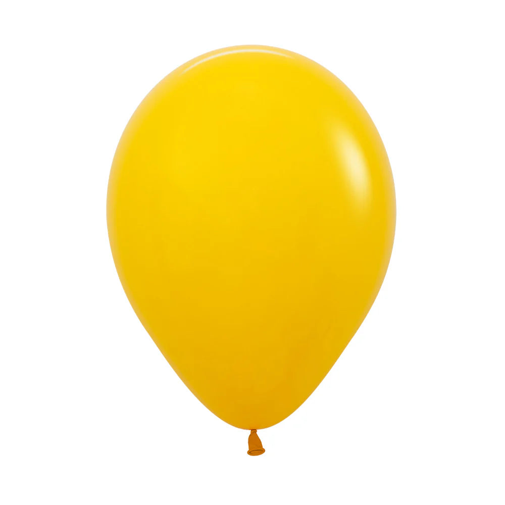 Sempertex Fashion Solid Honey Yellow Latex Balloons