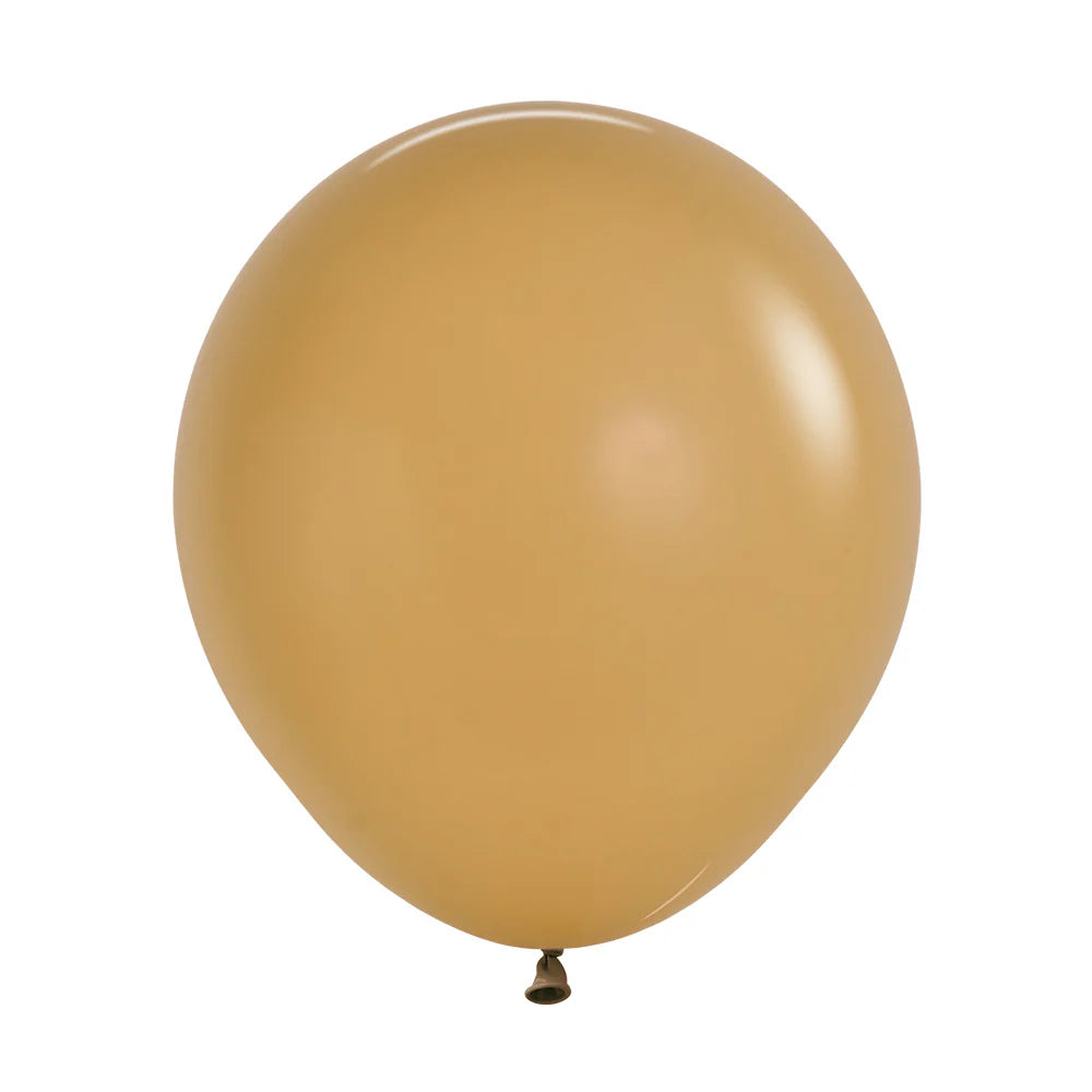 Sempertex Fashion Solid Latte Brown Latex Balloons