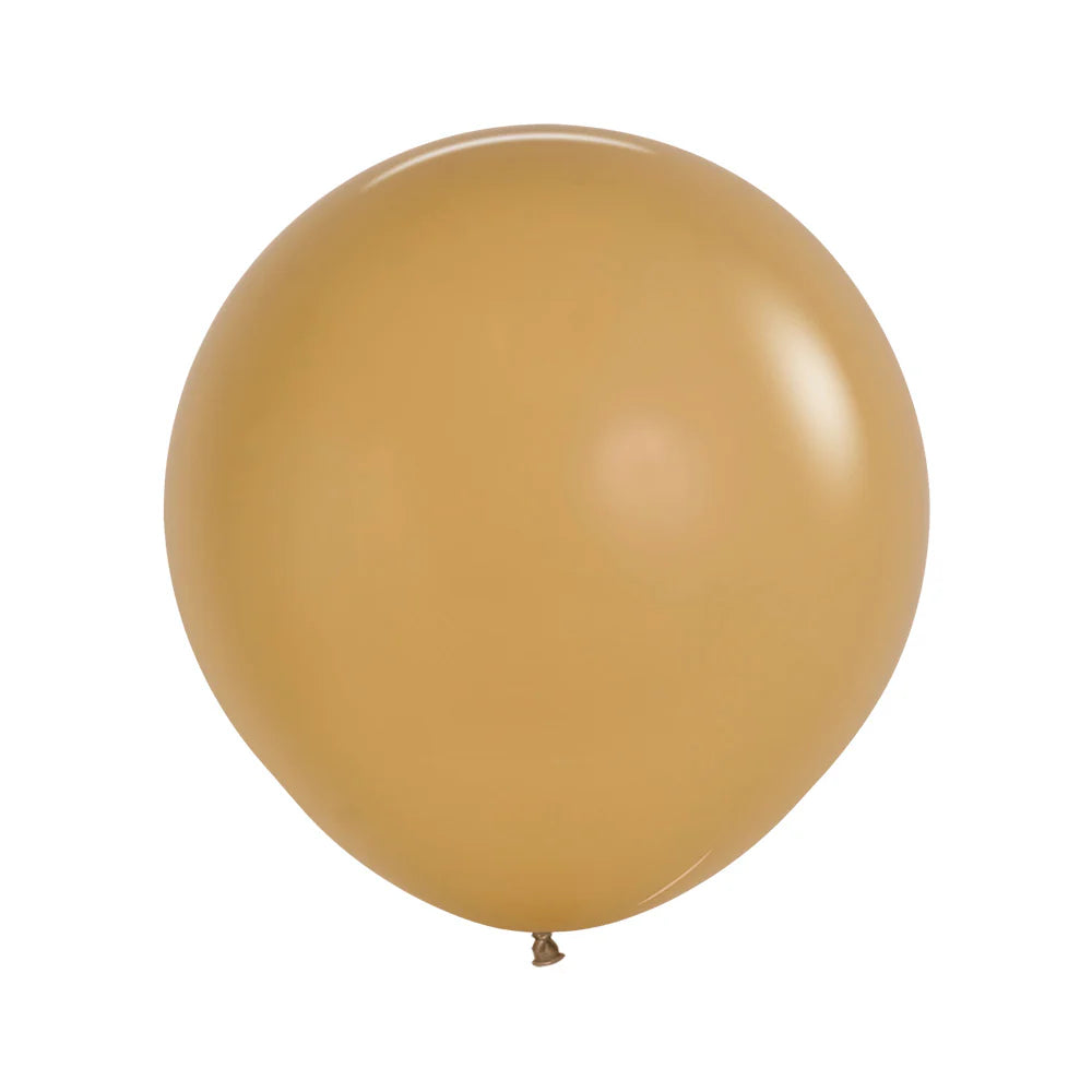 Sempertex Fashion Solid Latte Brown Latex Balloons