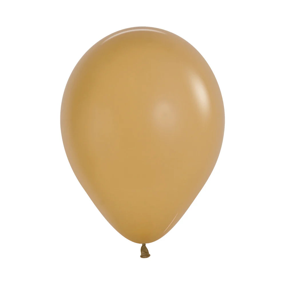 Sempertex Fashion Solid Latte Brown Latex Balloons