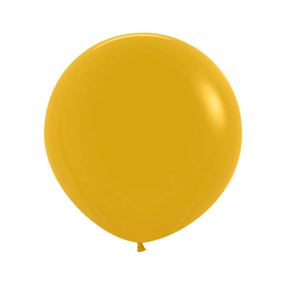 Sempertex Fashion Solid Mustard Yellow Latex Balloons