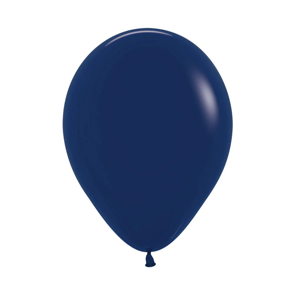 Sempertex Fashion Solid Navy Blue Latex Balloons