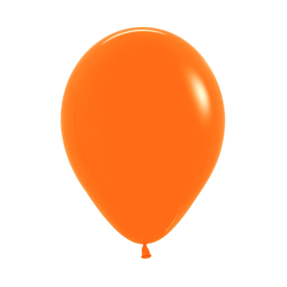 Sempertex Fashion Solid Orange Latex Balloons