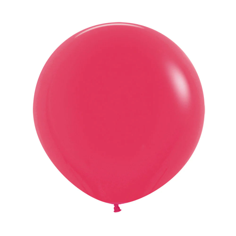 Sempertex Fashion Solid Raspberry Pink Latex Balloons