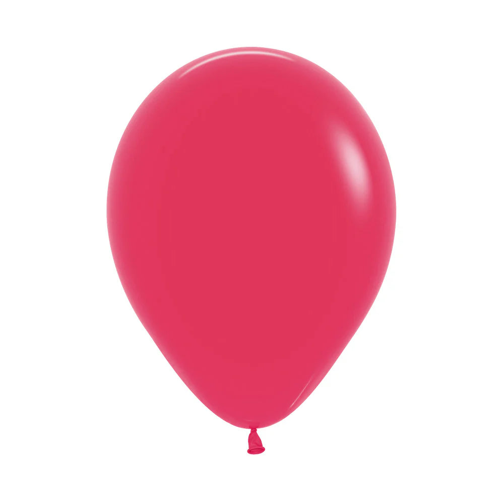 Sempertex Fashion Solid Raspberry Pink Latex Balloons