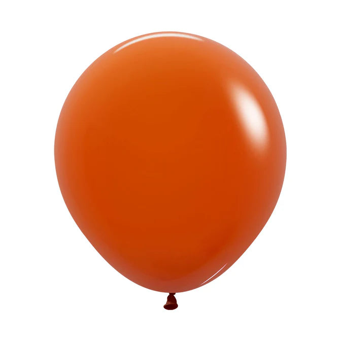 Sempertex Fashion Solid Sunset Orange Latex Balloons