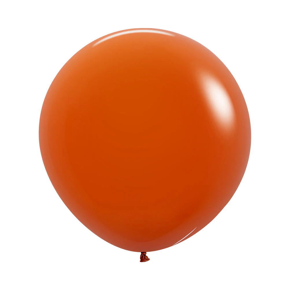 Sempertex Fashion Solid Sunset Orange Latex Balloons