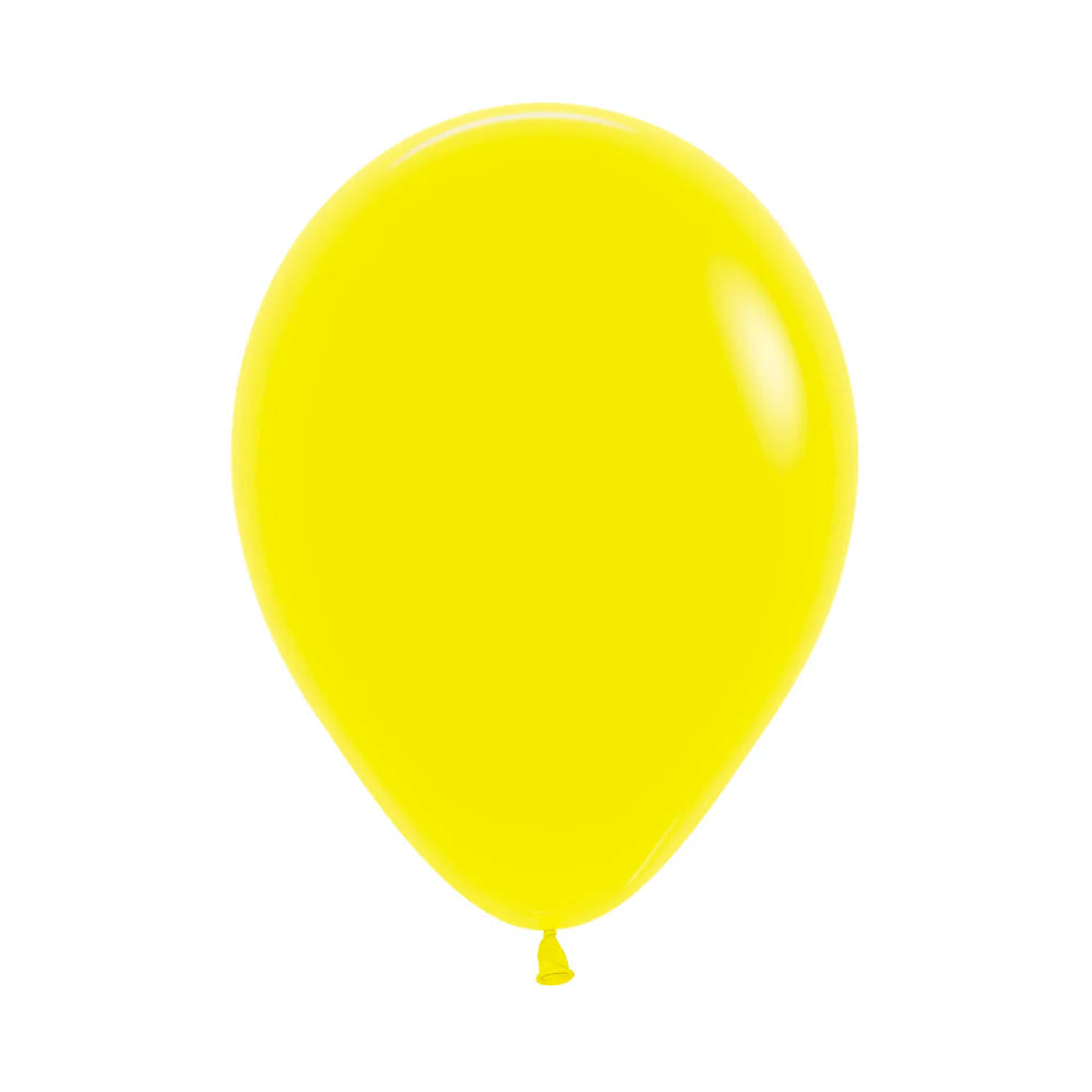 Sempertex Fashion Solid Yellow Latex Balloons