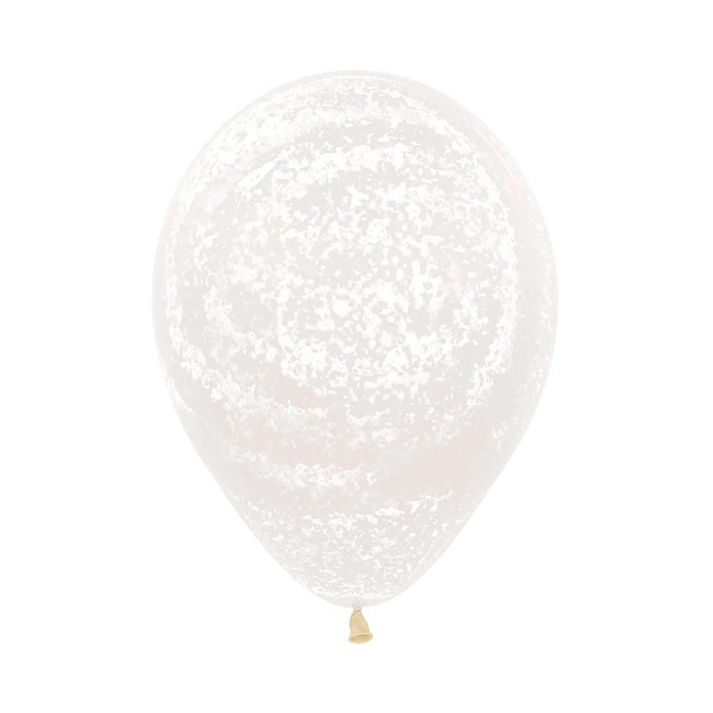 Sempertex Graffiti Frosty Winter Clear Latex Balloons