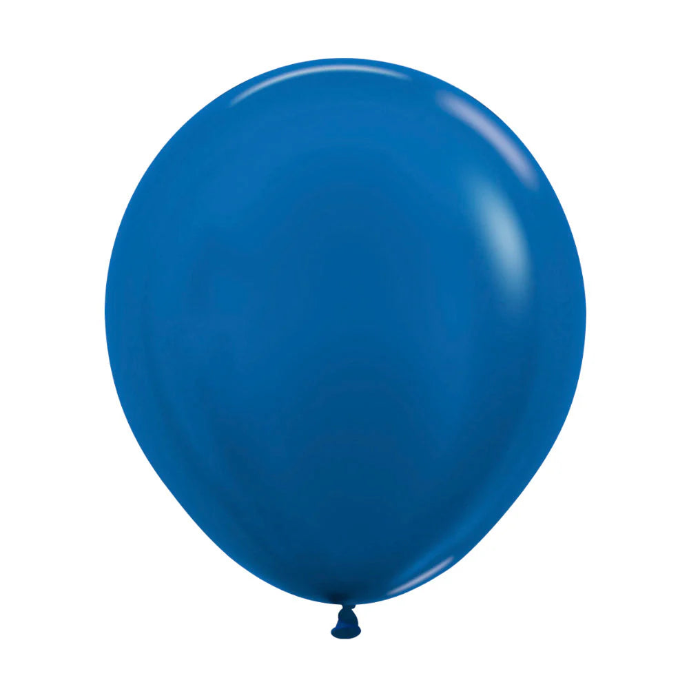 Sempertex Metallic Blue Latex Balloons