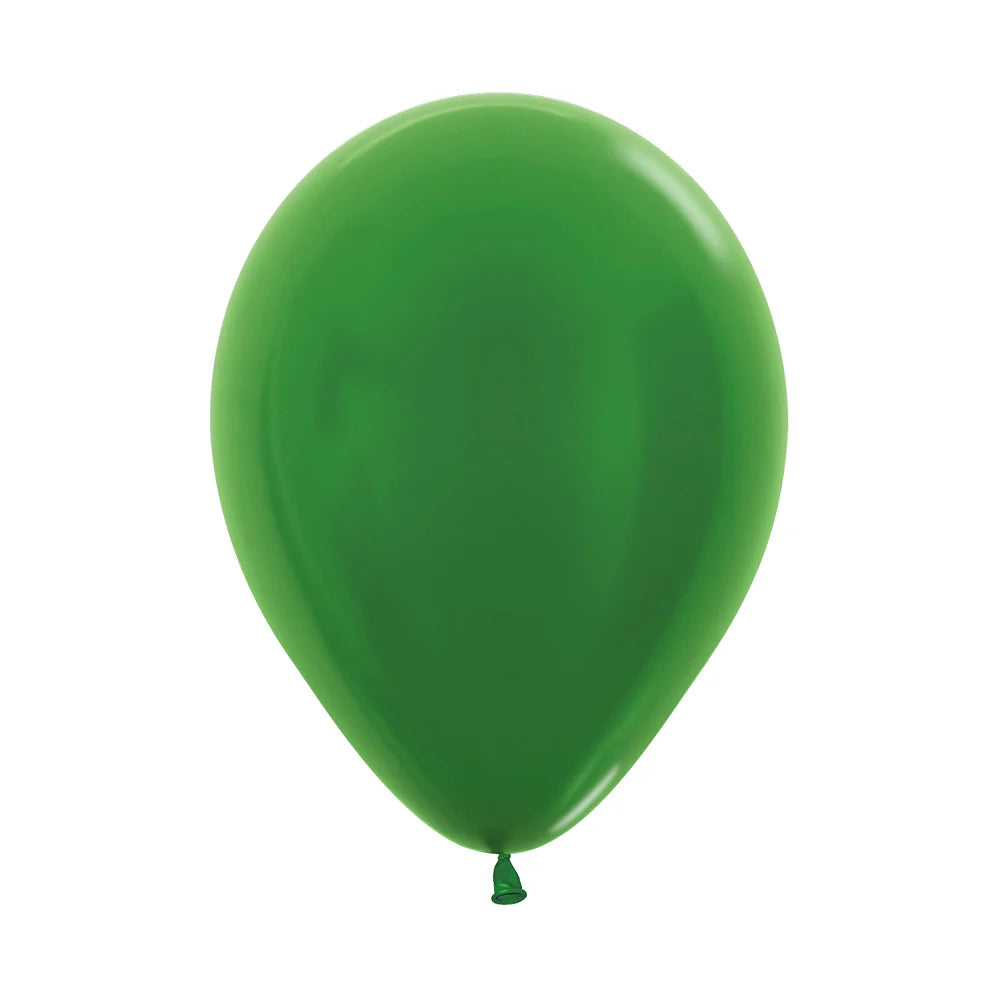 Sempertex Metallic Green Latex Balloons