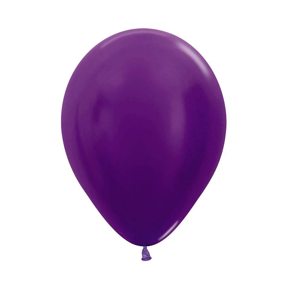 Sempertex Metallic Violet Purple Latex Balloons