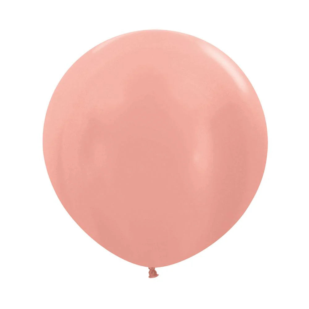 Sempertex Metallic Rose Gold Latex Balloons
