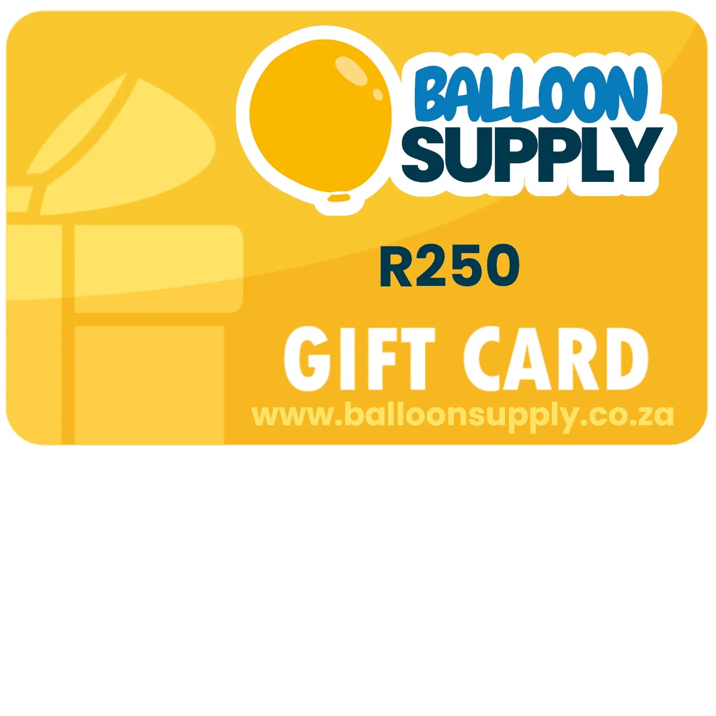 Balloon Supply Gift Card