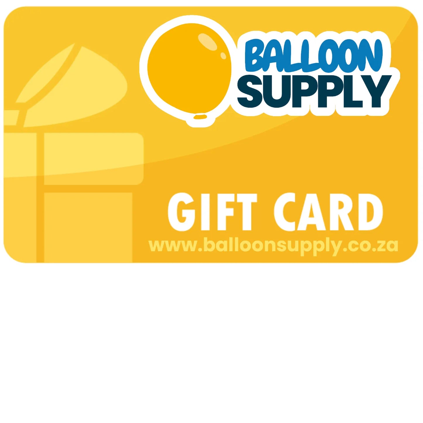 Balloon Supply Gift Card