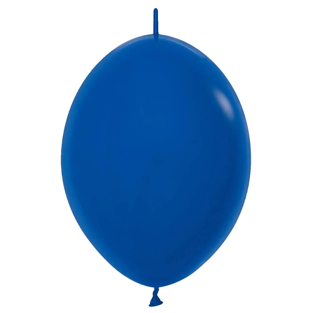 Link-O-Loon Fashion Solid Royal Blue Latex Balloons, Sempertex 12 Inch 30cm Balloons 100 Pack
