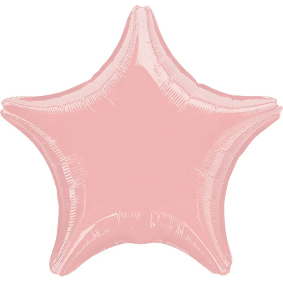 Pastel Pink Star(NON PKG) ,45cm 18 Inch Standard Foil Balloon