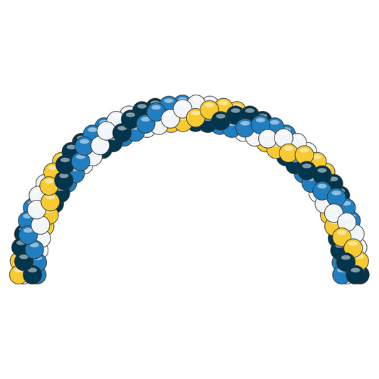 Cluster Balloon Arch in Fashion or Pastel Colours