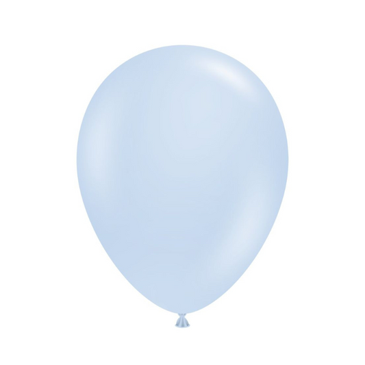 Everts Macron Sky Blue Latex Balloons
