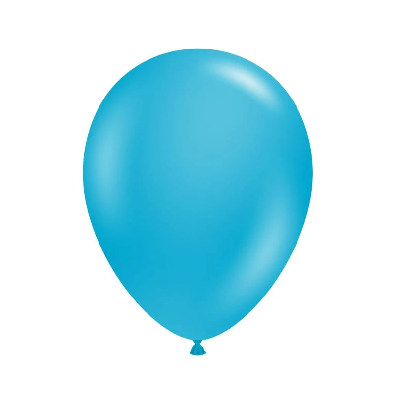 Caribbean Blue metallic balloon