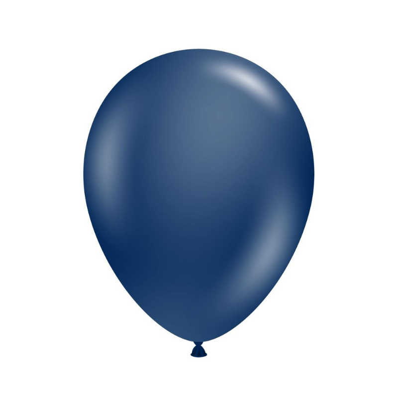 Everts Standard Midnight Blue Latex Balloons