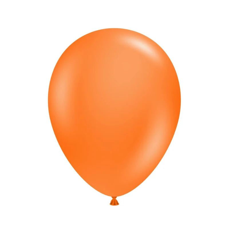 Orange metallic balloon
