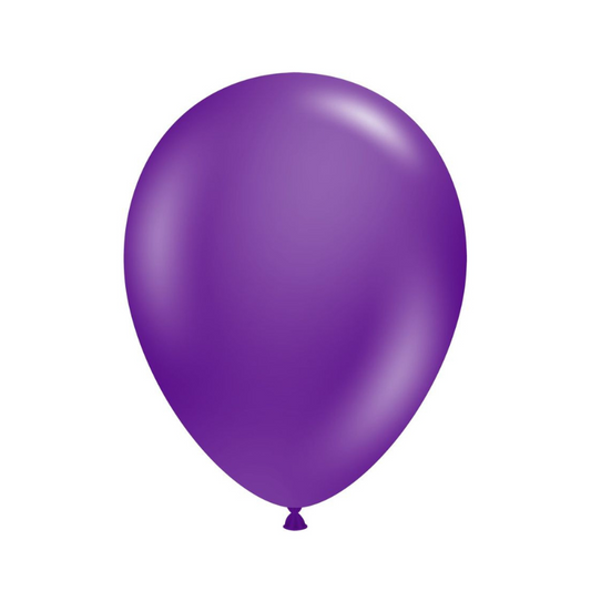 Everts Metallic Purple Latex Balloons