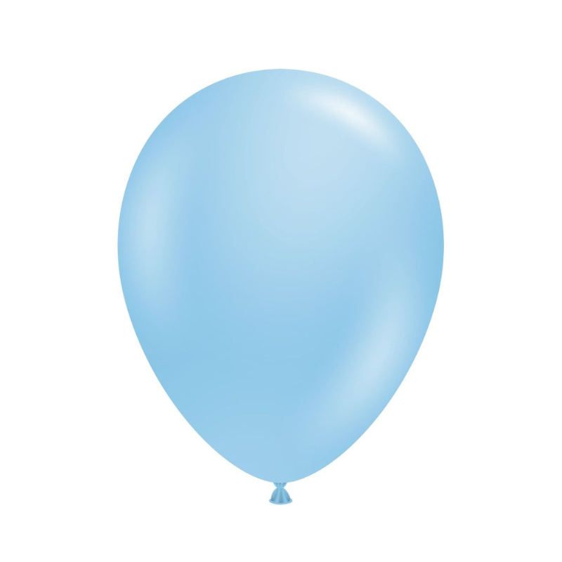 Everts Standard Baby Blue Latex Balloons