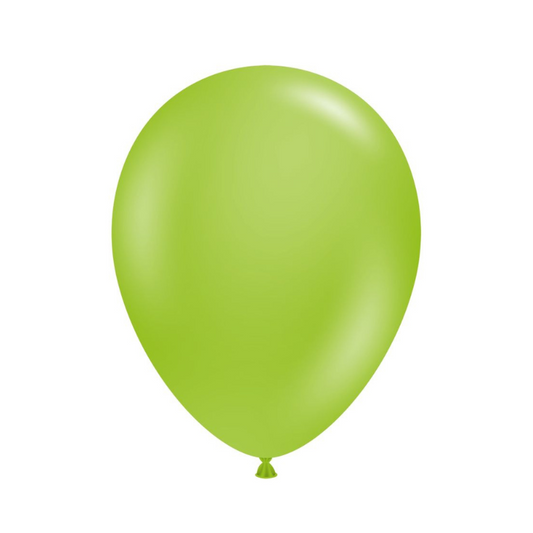Everts Standard Lime Green Latex Balloons